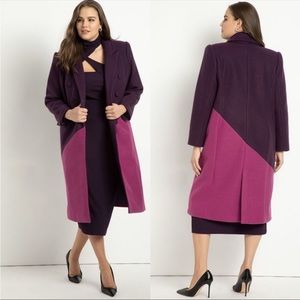 Purple Eloquii Coat